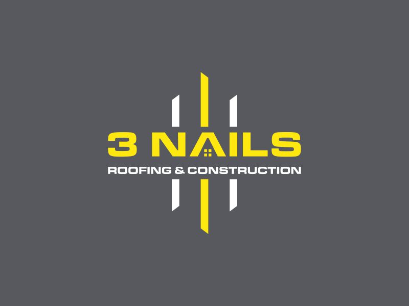 3 Nails Roofing & Construction logo design by crafters