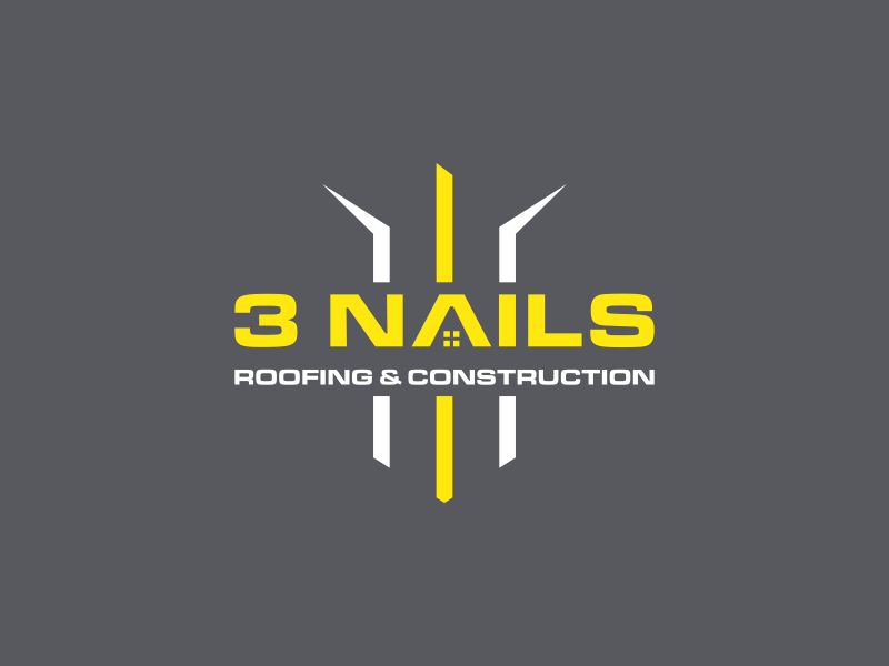 3 Nails Roofing & Construction logo design by crafters