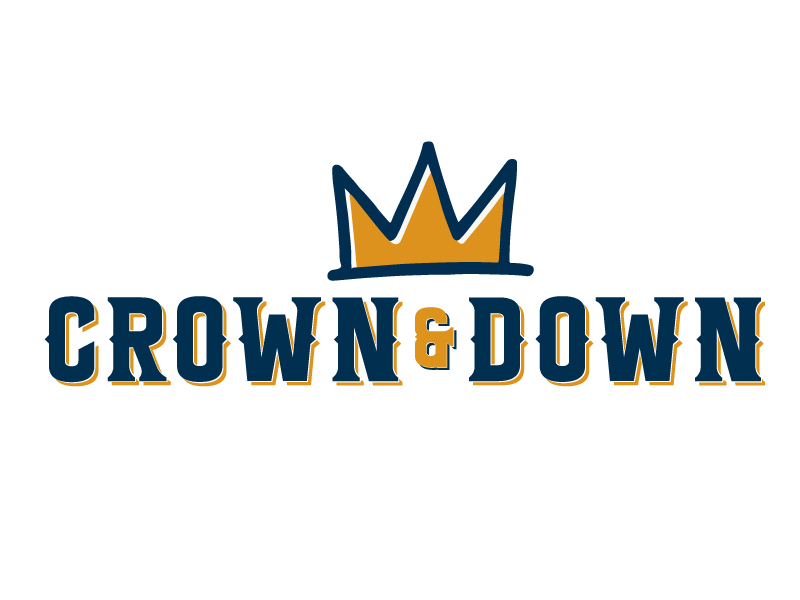Crown & Down logo design by tec343