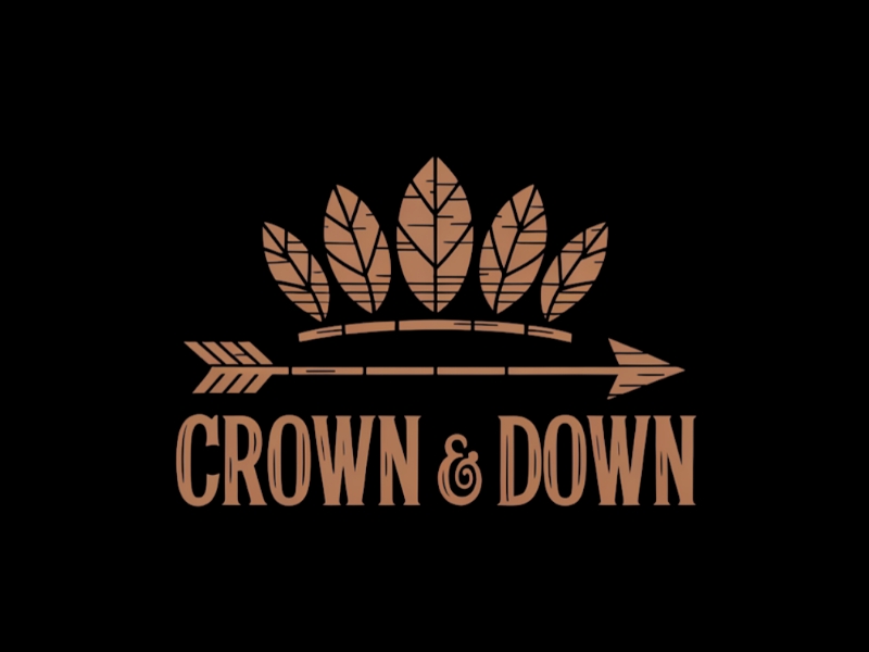 Crown & Down logo design by Marena