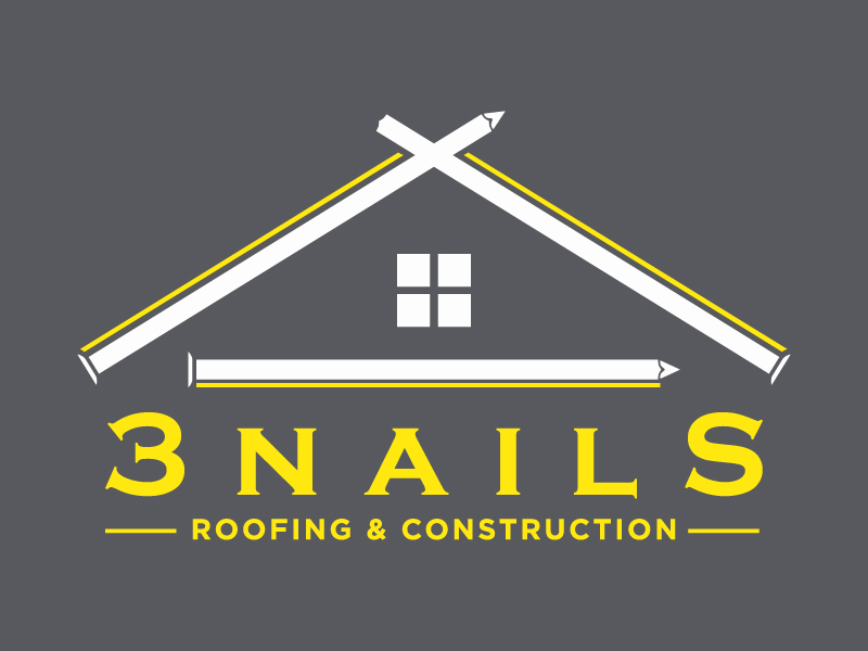 3 Nails Roofing & Construction logo design by berkah271