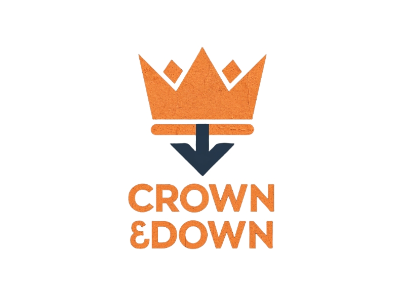 Crown & Down logo design by Marena