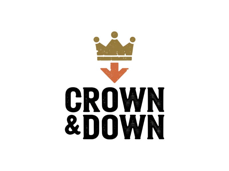 Crown & Down logo design by Marena