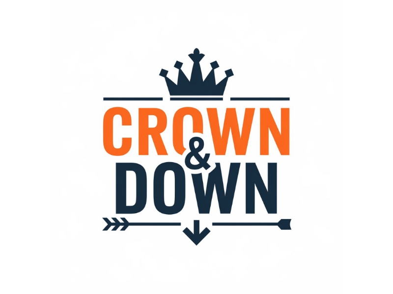 Crown & Down logo design by Marena