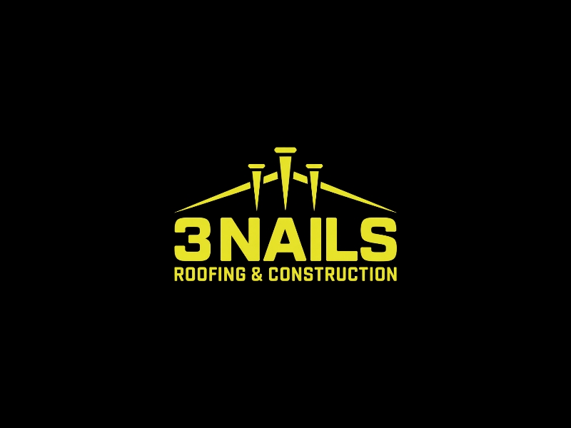 3 Nails Roofing & Construction logo design by iffikhan