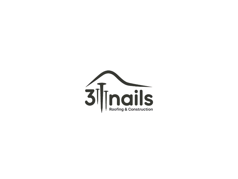 3 Nails Roofing & Construction logo design by iffikhan