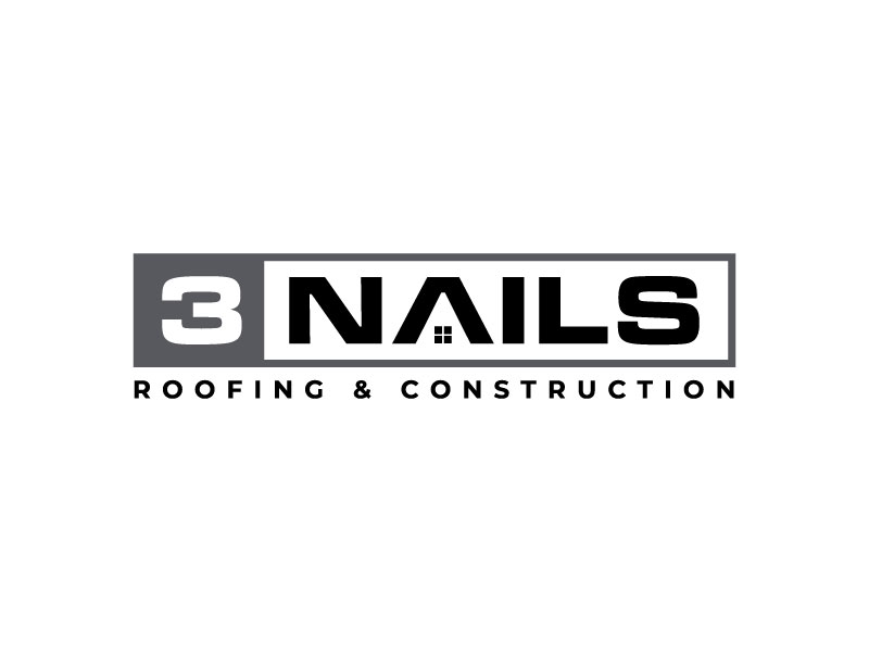 3 Nails Roofing & Construction logo design by M Fariid