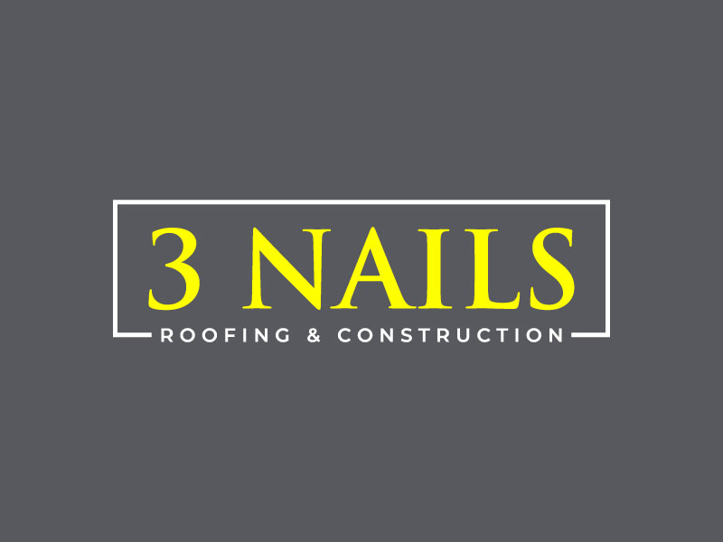 3 Nails Roofing & Construction logo design by M Fariid
