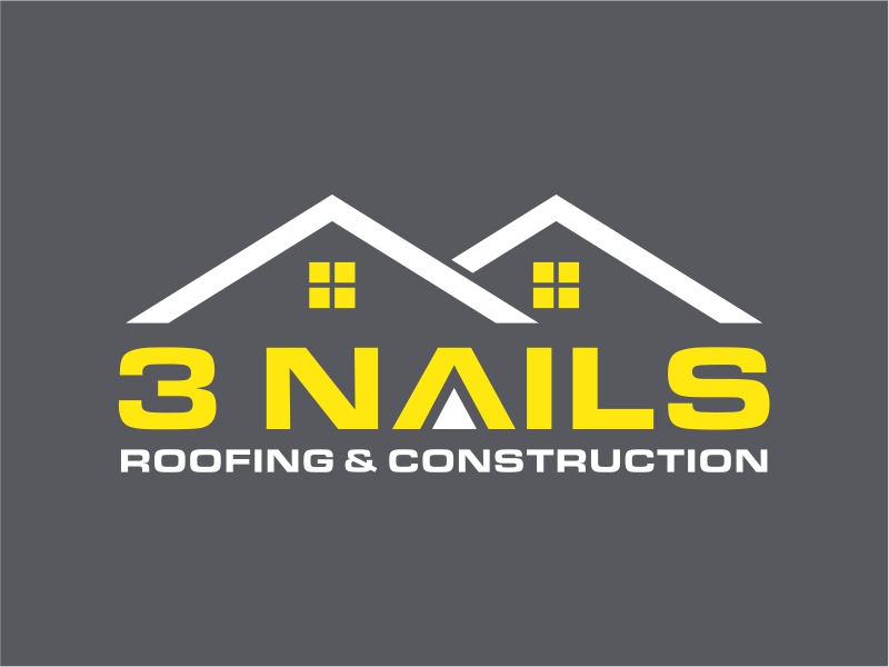 3 Nails Roofing & Construction logo design by cintoko