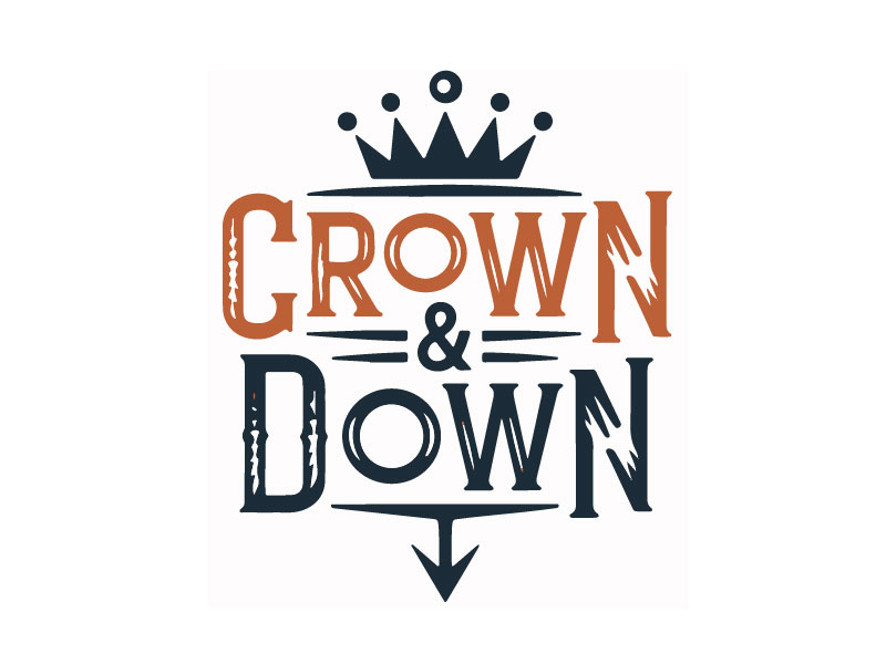 Crown & Down logo design by M Fariid