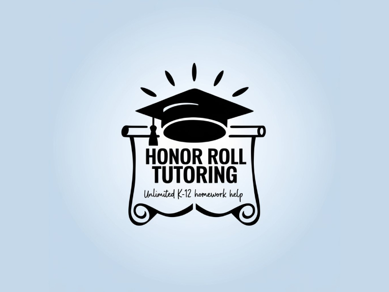 Honor Roll Tutoring logo design by Poki