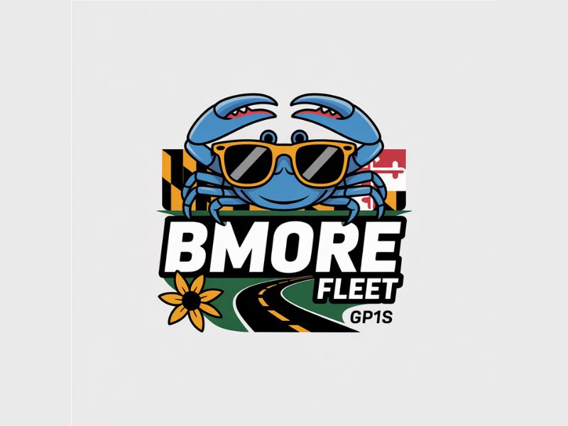 Bmore Fleet, then "GP1S" but smaller logo design by Michael Luutu