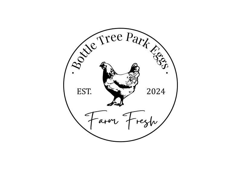 Bottle Tree Park Farm Fresh Eggs logo design by hasibhasan