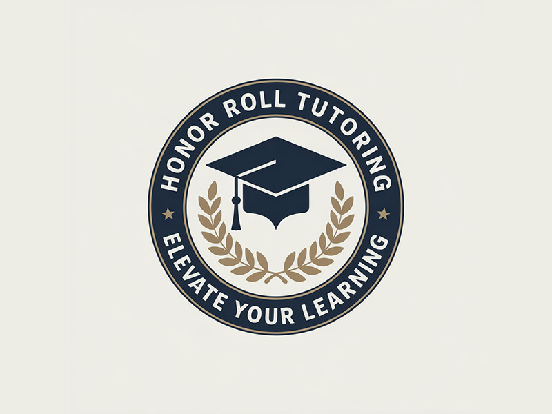 Honor Roll Tutoring logo design by Nadine Gharbi