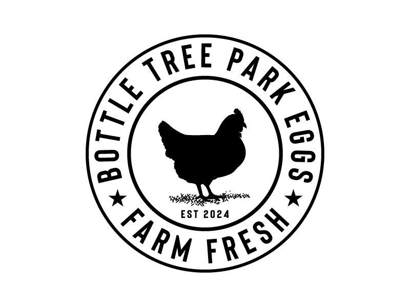 Bottle Tree Park Farm Fresh Eggs logo design by USDOT