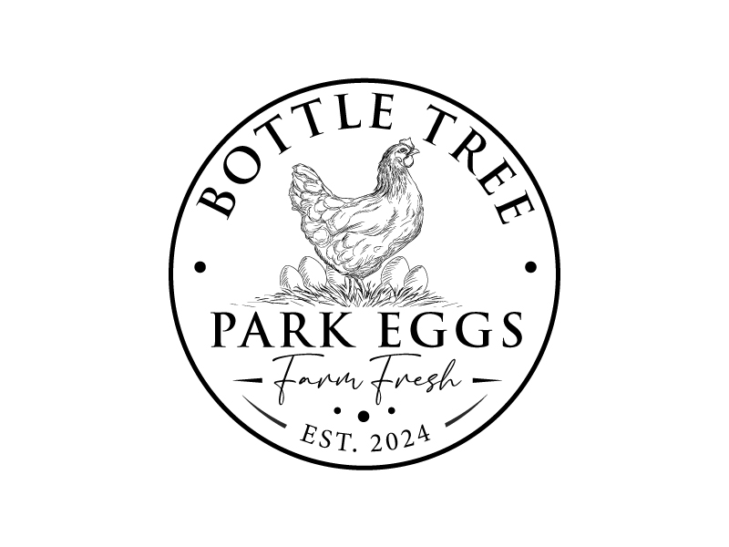 Bottle Tree Park Farm Fresh Eggs logo design by Ishika Halder