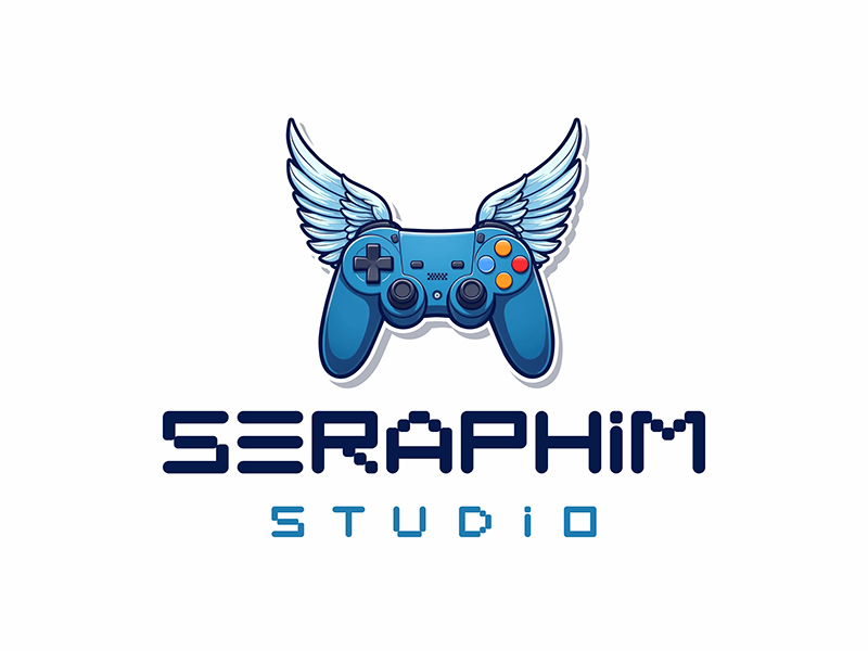 Seraphim Studios logo design by gitzart