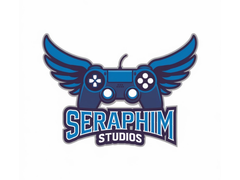Seraphim Studios logo design by Queen D