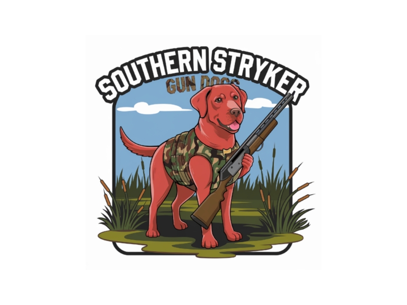 Southern Stryker Gun Dogs logo design by Marena