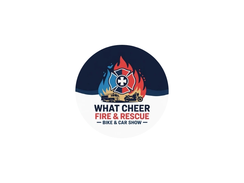 What Cheer Fire & Rescue Bike & Car Show logo design by iffikhan