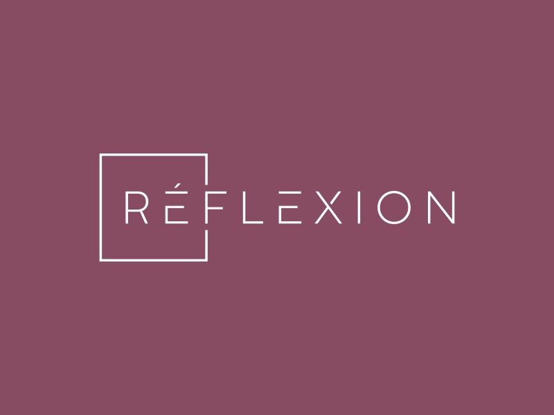 Réflexion logo design by Snapp