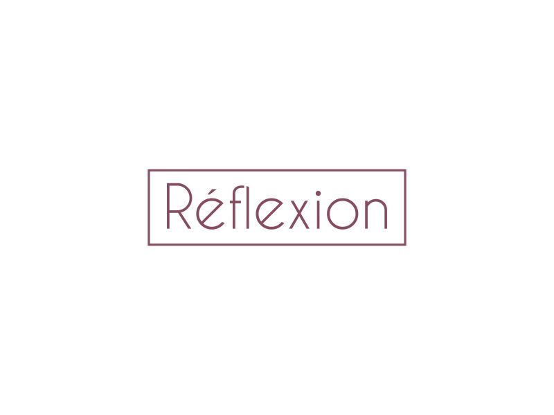 Réflexion logo design by Snapp