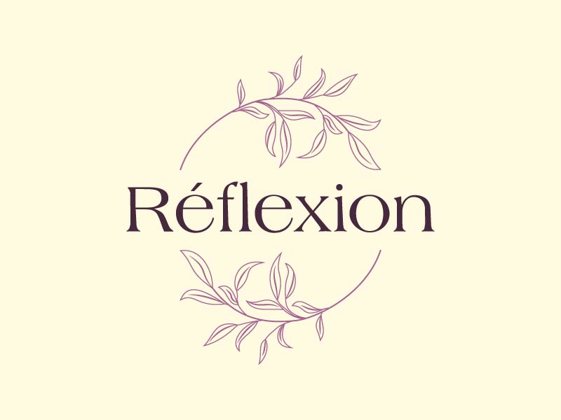Réflexion logo design by udinjamal