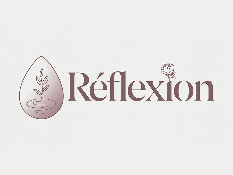 Réflexion logo design by IamSoya