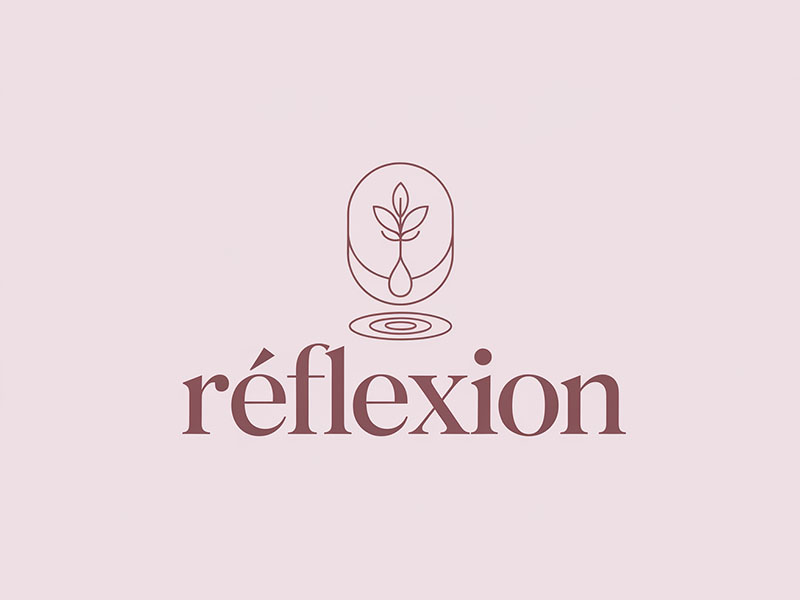 Réflexion logo design by IamSoya