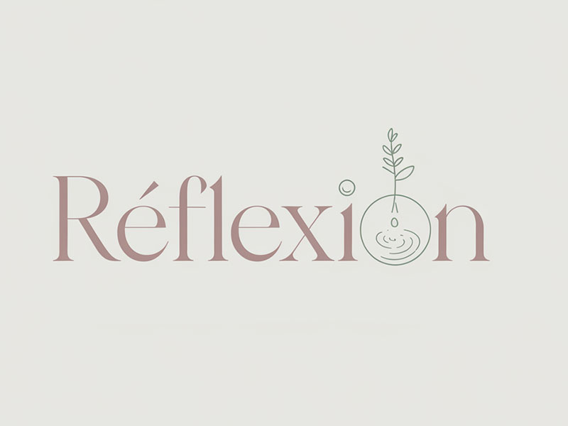 Réflexion logo design by IamSoya