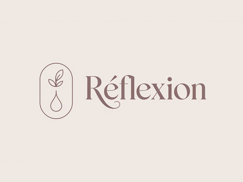 Réflexion logo design by IamSoya