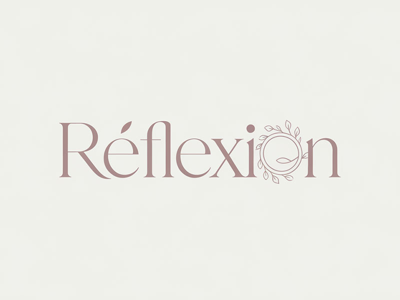Réflexion logo design by IamSoya