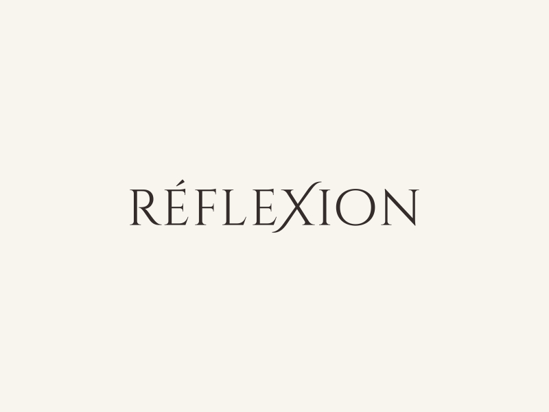 Réflexion logo design by andayani*