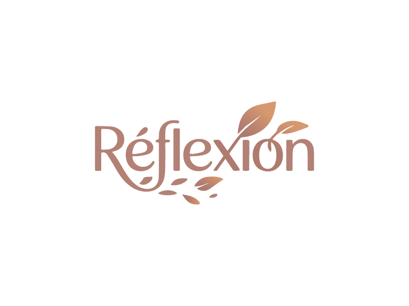 Réflexion logo design by oindrila chakraborty
