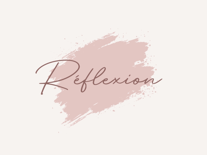 Réflexion logo design by hasibhasan