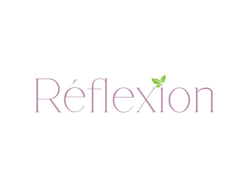 Réflexion logo design by one