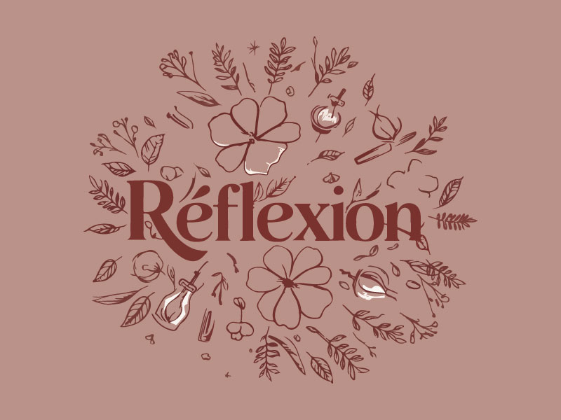 Réflexion logo design by Rahul Biswas