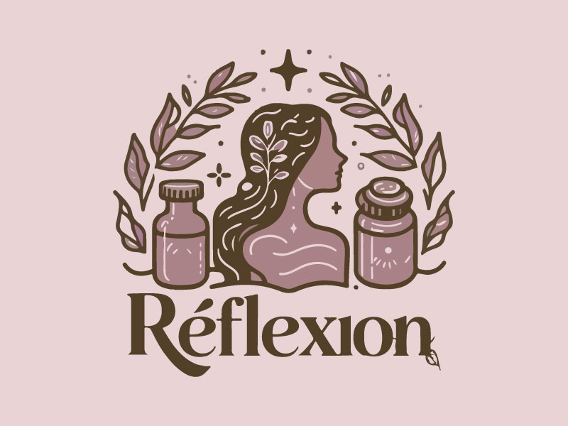 Réflexion logo design by Rahul Biswas