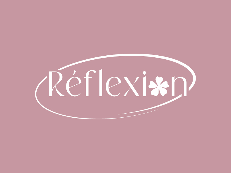 Réflexion logo design by Marzuan