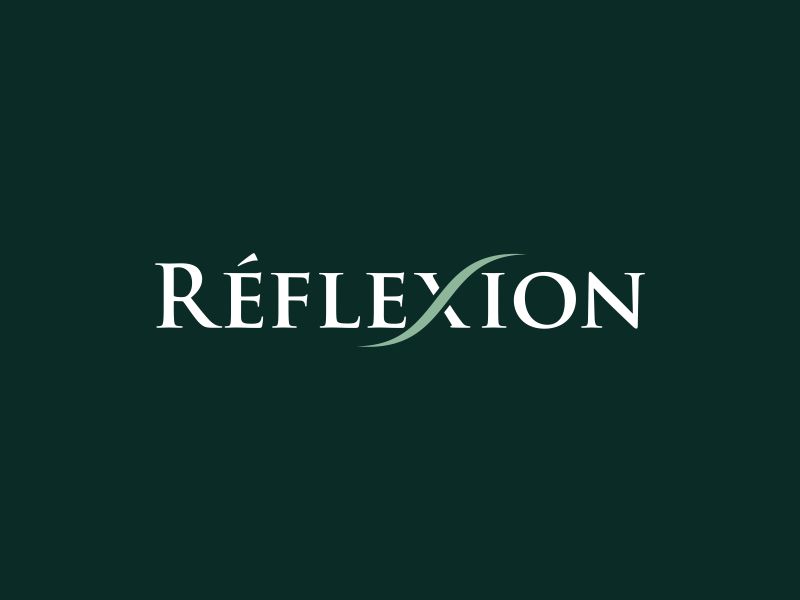 Réflexion logo design by almaula