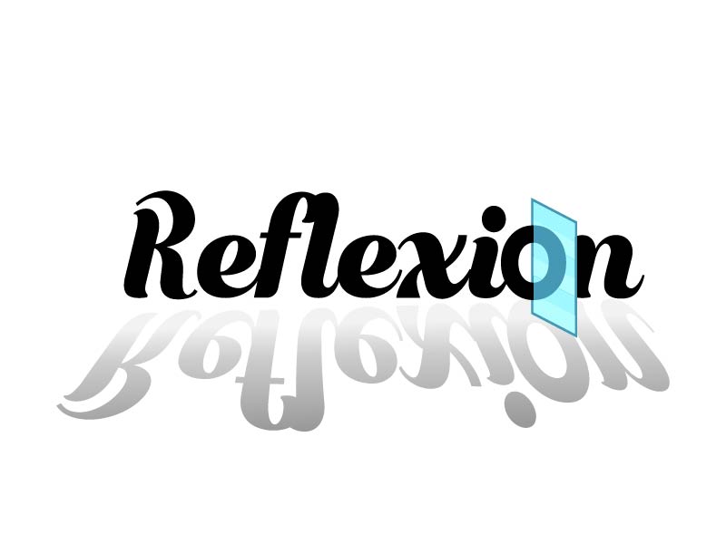 Réflexion logo design by Osama Salem