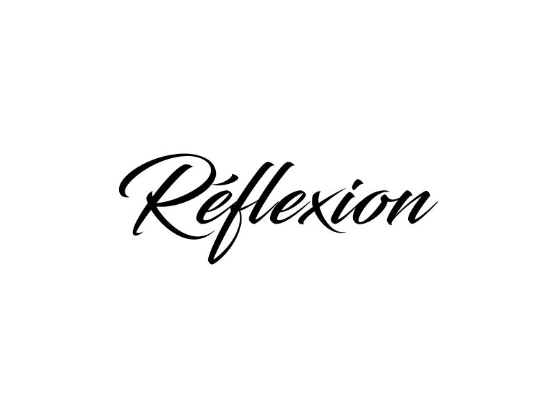 Réflexion logo design by hopee