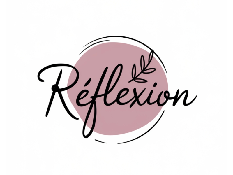 Réflexion logo design by Queen D