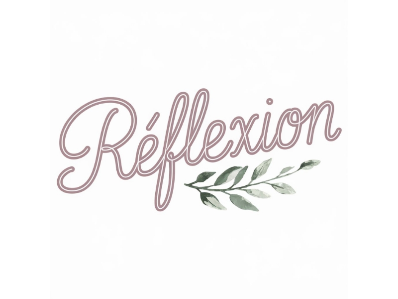 Réflexion logo design by Queen D