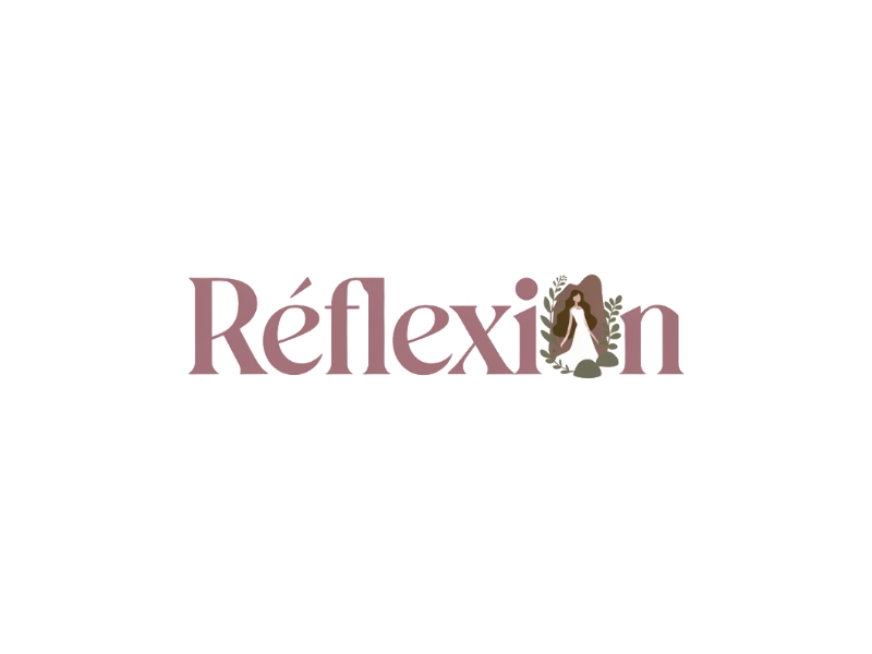 Réflexion logo design by Marena