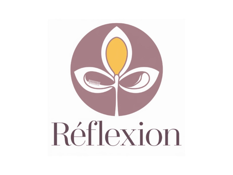 Réflexion logo design by Charii