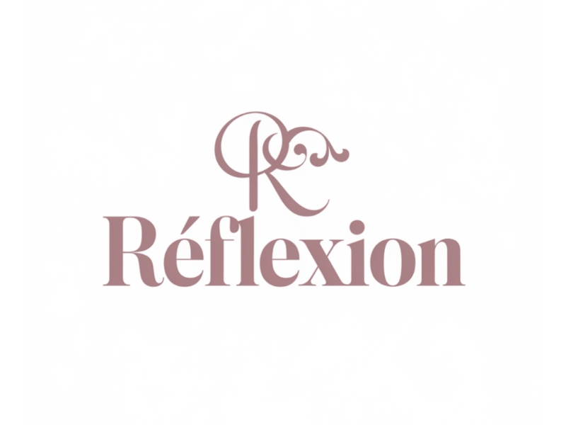 Réflexion logo design by Charii