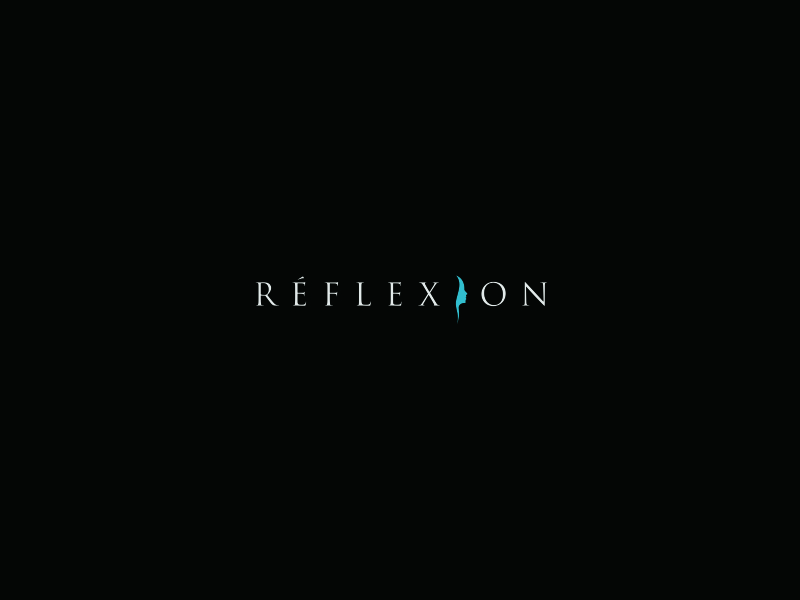 Réflexion logo design by Msinur