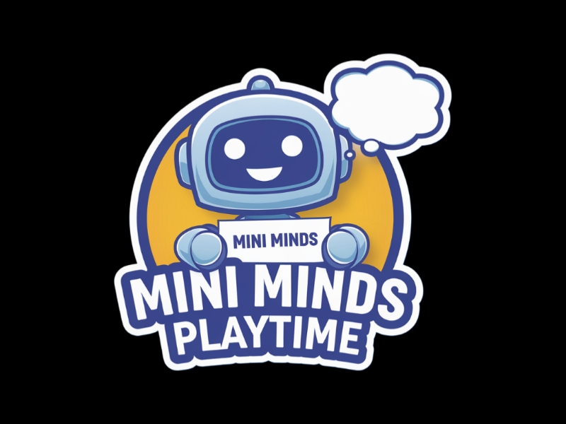 Mini Minds Playground               An indoor play space logo design by Marena