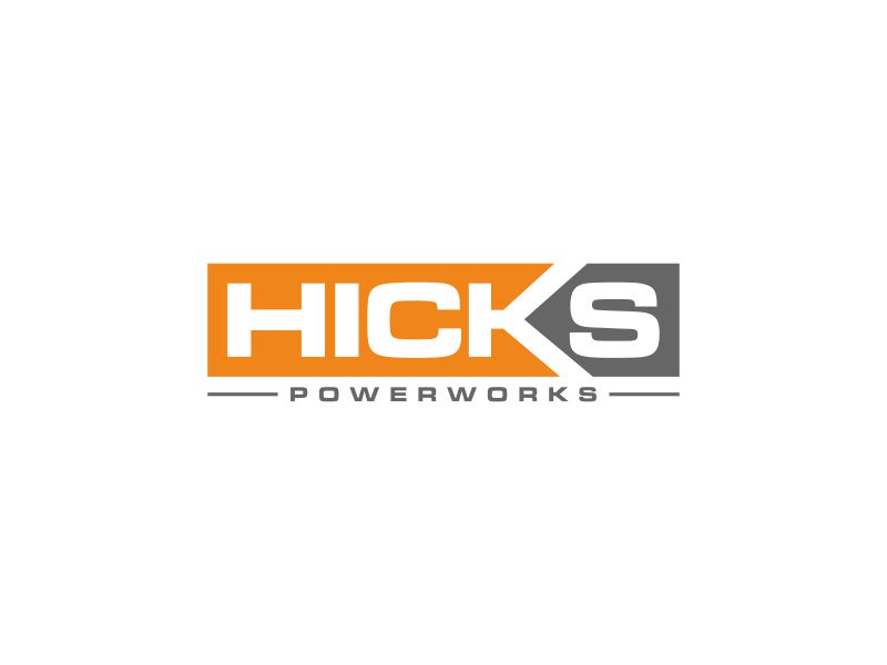 Hicks PowerWorks logo design by luckyprasetyo